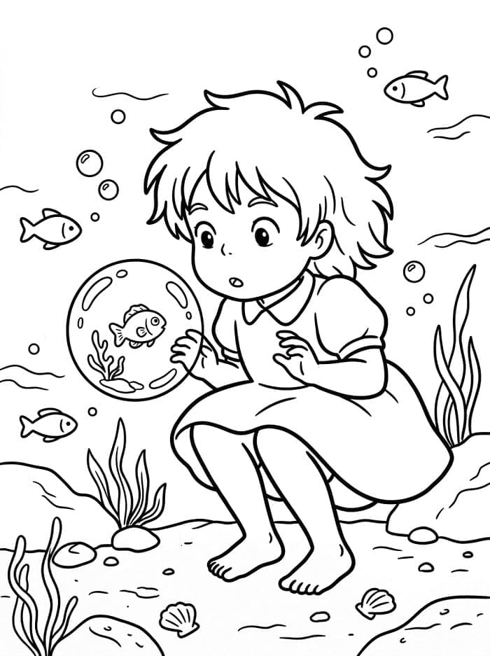Ponyo dan ikan