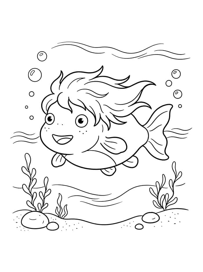 Ponyo yang menggemaskan