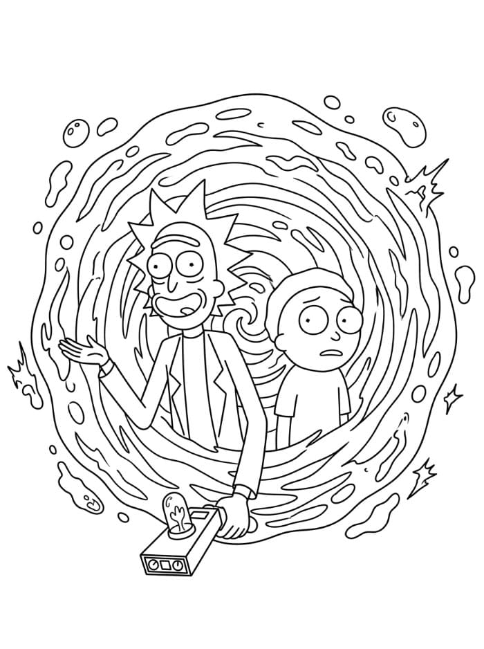 Portal Rick and Morty