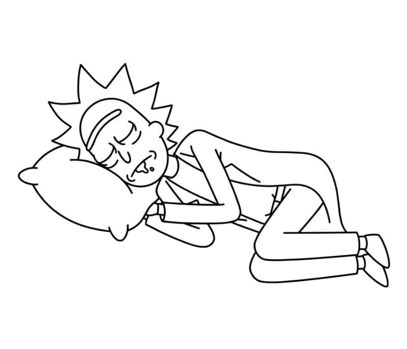 Rick Sanchez tidur
