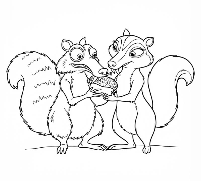 Scrat dan Scratte dari Zaman Es
