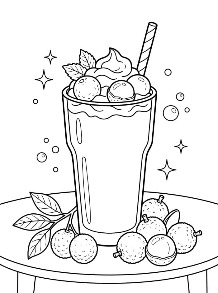 Smoothie Buah Longan